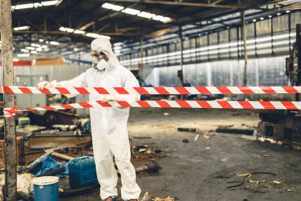 Professional Biohazard technician working in Pinetown, NC